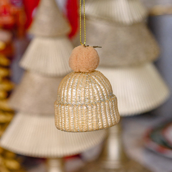 Изображение товара Елочная игрушка Vondels Шапка с помпоном / 2237000075099