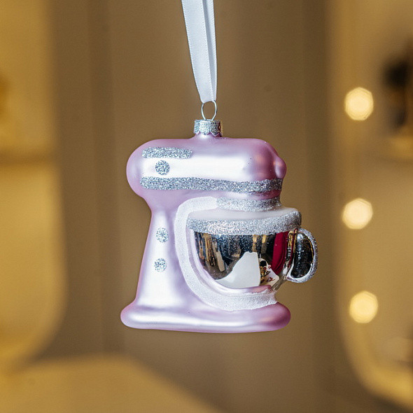 Изображение товара Елочная игрушка Inge's Christmas Figural Glass Ornaments Кухонный комбайн / 64664H120