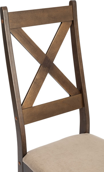 Изображение товара Набор стульев Tetchair Crossman (2шт, капучино/велюр бежевый)