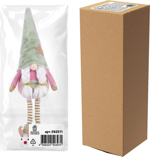 Изображение товара Фигура под елку Золотая сказка 592511 (64см)