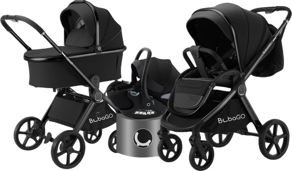 Изображение товара Детская универсальная коляска Bubago Gaudi 3в1 / BG 195-3 (черный)
