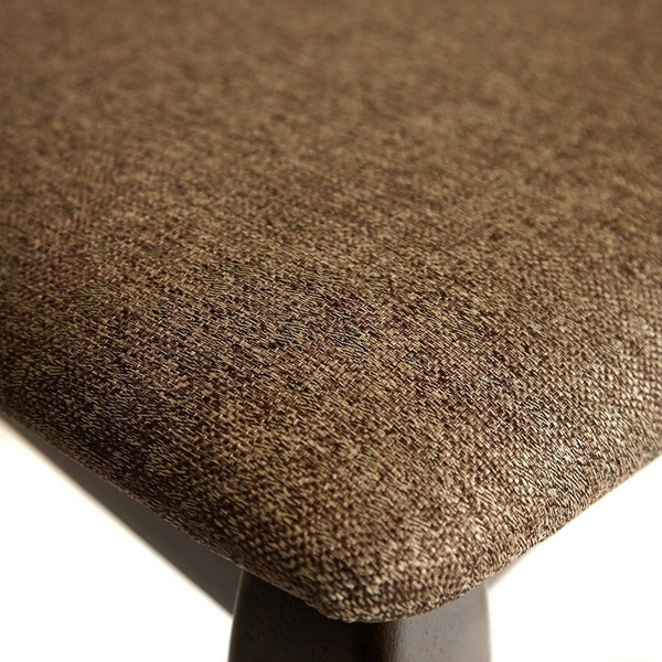 Изображение товара Набор стульев Tetchair Andromeda 47x55.5x107 (2шт, дерево гевея/Cappuchino/ткань коричневый)
