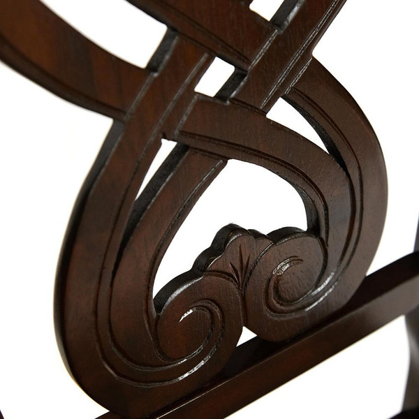 Изображение товара Набор стульев Tetchair Andromeda 47x55.5x107 (2шт, дерево гевея/Cappuchino/ткань коричневый)