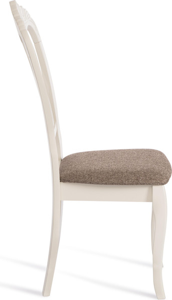 Изображение товара Набор стульев Tetchair Andromeda 47x55.5x107 (2шт, дерево гевея/Ivory White/ткань коричневая)