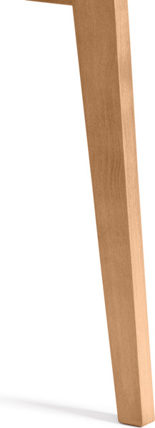 Изображение товара Набор стульев Tetchair Maxi жесткое сидение (2шт, белый/натуральный)