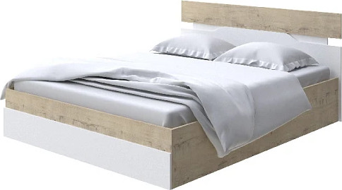Изображение товара Двуспальная кровать Proson Milton с ПМ 160x200 (бунратти/белый)