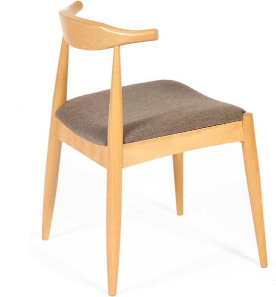 Изображение товара Набор стульев Tetchair Bull мягкое сиденье (2шт, натуральный/коричневый)