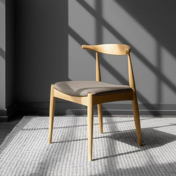 Изображение товара Набор стульев Tetchair Bull мягкое сиденье (2шт, натуральный/коричневый)