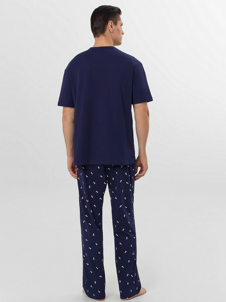 Изображение товара Комплект домашней одежды Mark Formelle 591039 (р.96-86-170/176, темно-синий/белые лошади на темно-синем)
