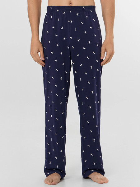 Изображение товара Комплект домашней одежды Mark Formelle 591039 (р.100-90-170/176, темно-синий/белые лошади на темно-синем)