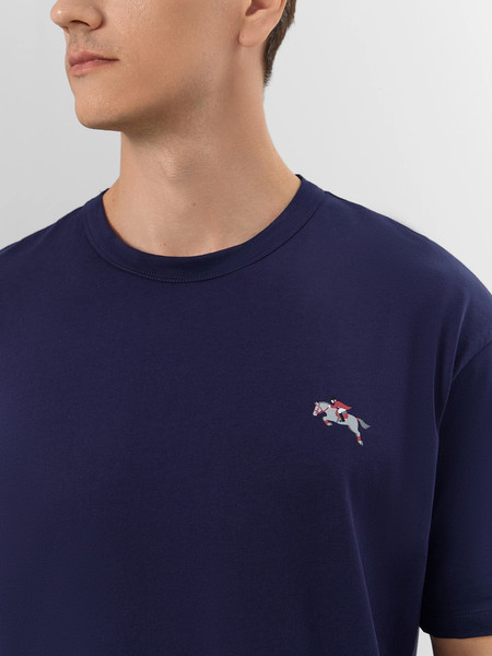 Изображение товара Комплект домашней одежды Mark Formelle 591039 (р.100-90-182/188, темно-синий/белые лошади на темно-синем)