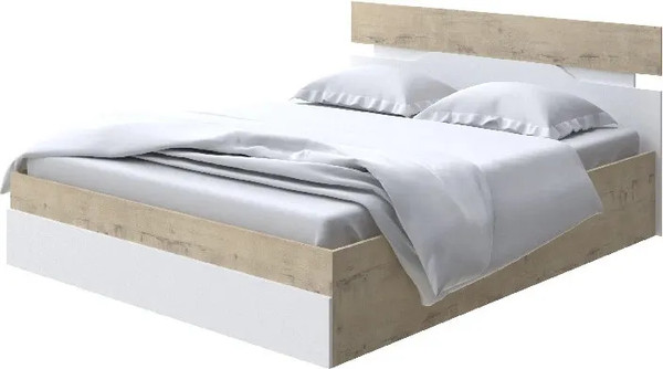 Изображение товара Полуторная кровать Proson Milton с ПМ 120x200 (бунратти/белый)