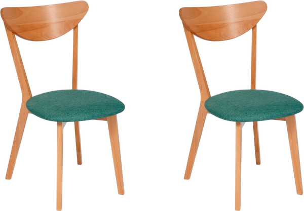 Изображение товара Набор стульев Tetchair Maxi мягкое сиденье (2шт, морская волна)