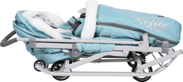 Изображение товара Санки-коляска Ника НД7-5К/МТ (мятный с шишкой)