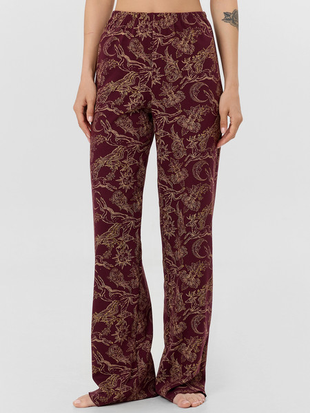 Изображение товара Пижама Mark Formelle 592624 (р.164/170-84-90, золотые олени на бордо)
