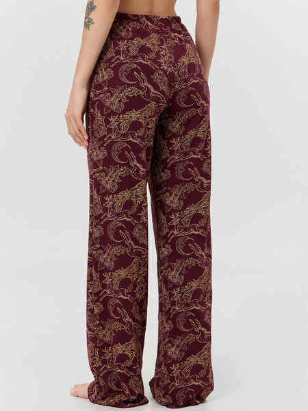 Изображение товара Пижама Mark Formelle 592624 (р.164/170-84-90, золотые олени на бордо)