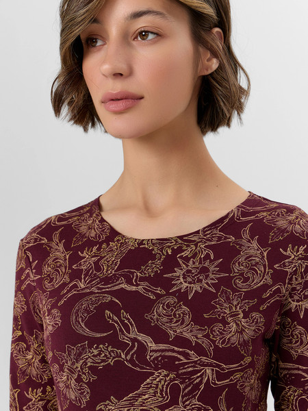 Изображение товара Пижама Mark Formelle 592624 (р.164/170-84-90, золотые олени на бордо)