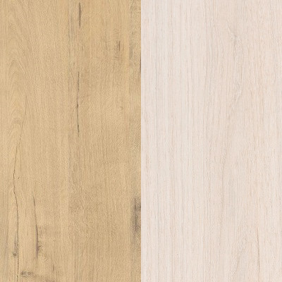 Изображение товара Полуторная кровать Proson Milton с ПМ 120x200 (бунратти/дуб шамони светлый 124)