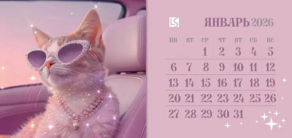Изображение товара Календарь настольный Listoff Кошечка. 2026 год / КДСТ2603