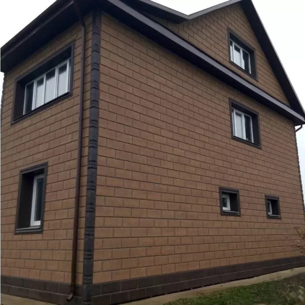 Изображение товара Сайдинг Альта-профиль Неаполь ЭКО (1.25х0.45м, терракотовый)