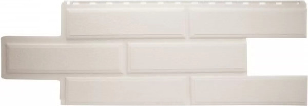 Изображение товара Сайдинг Альта-профиль Венеция ЭКО Белый (1.25x0.45м)