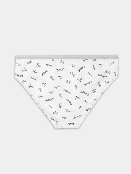 Изображение товара Трусы детские Mark Formelle 417742 (р.152-76, слова на светло-молочном)