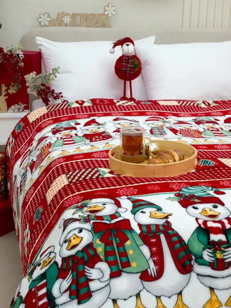 Изображение товара Плед Павлинка Гуси клетка НГ 150х200