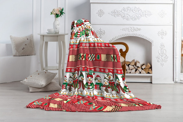 Изображение товара Плед Павлинка Гуси клетка НГ 150х200