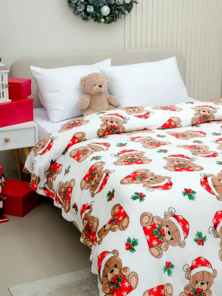 Изображение товара Плед Павлинка Новогодние мишки 150х200