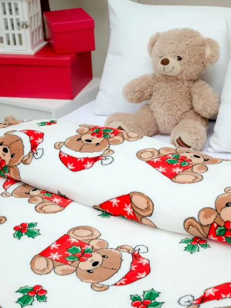 Изображение товара Плед Павлинка Новогодние мишки 150х200