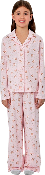 Изображение товара Пижама детская Mark Formelle 567754 (р.140-68, мишки с цветами на розовом)