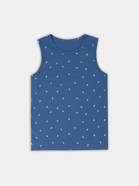 Изображение товара Майка детская Mark Formelle 423344 (р.122-60, молнии на синем)