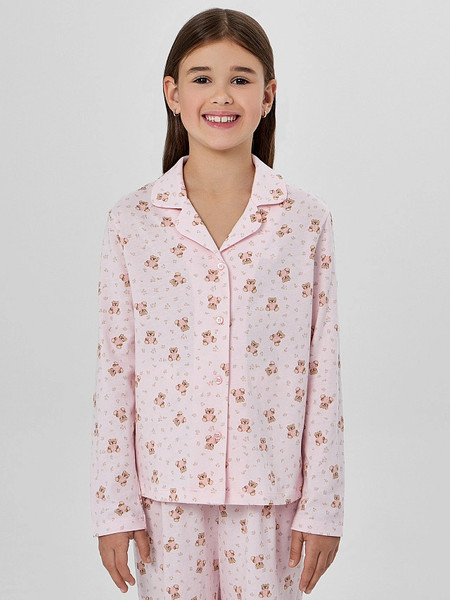 Изображение товара Пижама детская Mark Formelle 567754 (р.146-72, мишки с цветами на розовом)