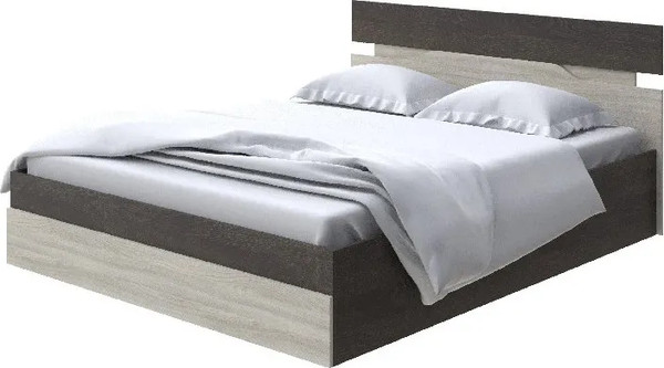 Изображение товара Полуторная кровать Proson  Milton с ПМ 140x190 (дуб кантербери/ясень шимо светлый)