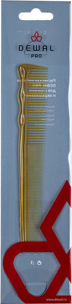 Изображение товара Расческа Dewal Palette 63539 (золотистый)