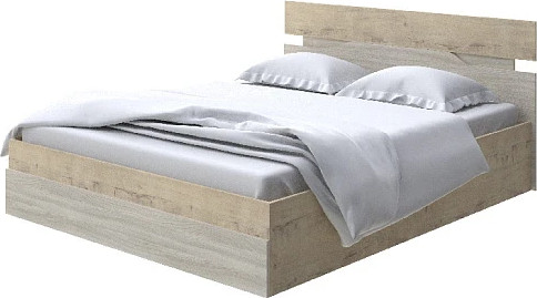 Изображение товара Полуторная кровать Proson Milton с ПМ 140x200 (бунратти/ясень шимо светлый)