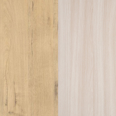 Изображение товара Полуторная кровать Proson Milton с ПМ 140x200 (бунратти/ясень шимо светлый)