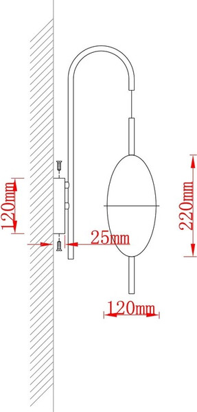 Изображение товара Бра Arte Lamp A2089AP-3GO