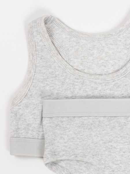 Изображение товара Комплект бельевой детский Mark Formelle 447703 (р.134-68, серый меланж 4306-А/декор)