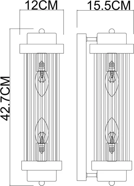 Изображение товара Бра Arte Lamp A1070AP-2CC