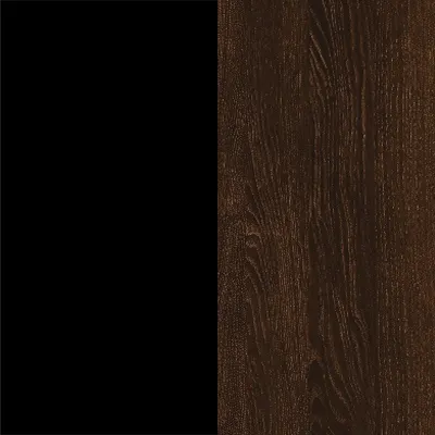 Изображение товара Двуспальная кровать Proson Milton 180x190 (черный/дуб кантербери)