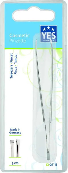 Изображение товара Пинцет косметический YES 96111 (серебристый)