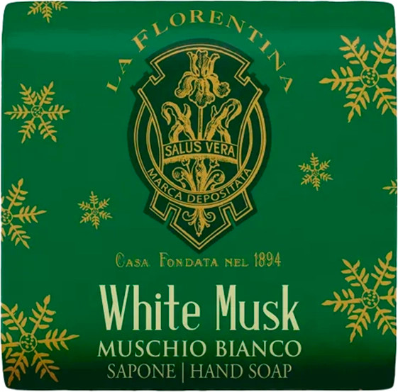 Изображение товара Мыло твердое La Florentina Xmas Серия 106 Белый Мускус (106г)