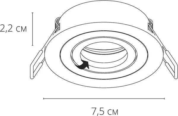 Изображение товара Точечный светильник Arte Lamp Tarf A2067PL-1WH