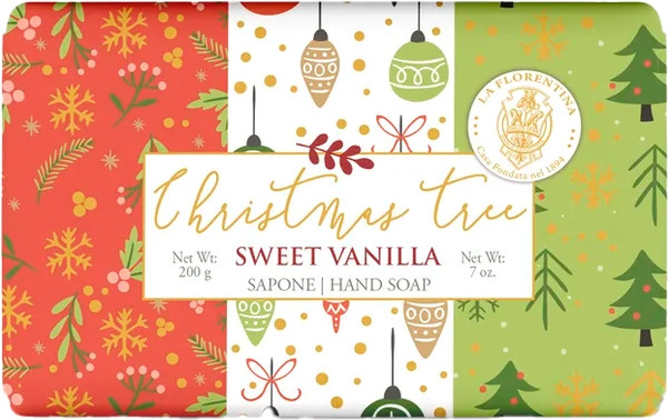Изображение товара Мыло твердое La Florentina Xmas Серия 200 Волшебная Ваниль (200г)