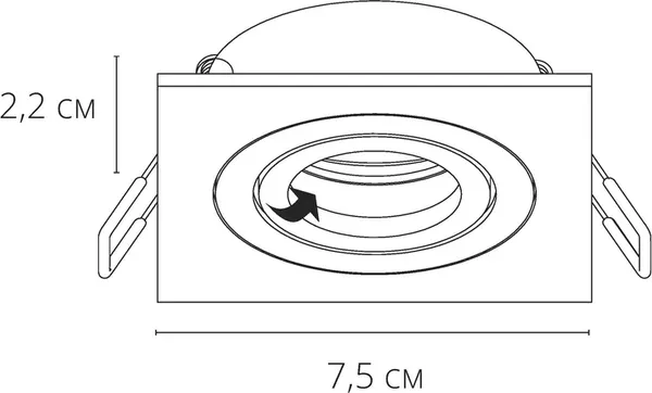 Изображение товара Точечный светильник Arte Lamp Tarf  A2068PL-1WH