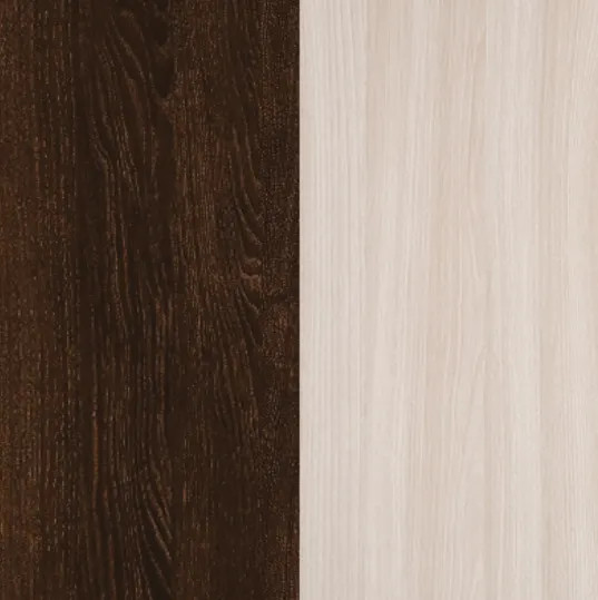 Изображение товара Двуспальная кровать Proson Milton с ПМ 180x200 (дуб кантербери/ясень шимо светлый)