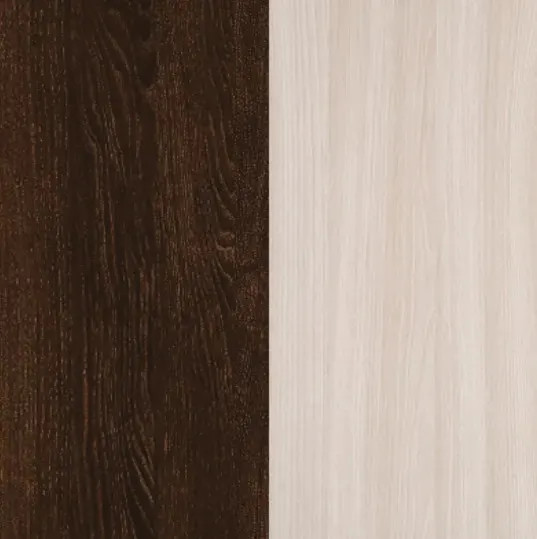 Изображение товара Двуспальная кровать Proson Milton с ПМ 160x190 (дуб кантербери/ясень шимо светлый)