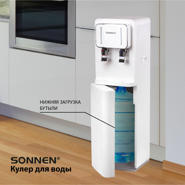 Изображение товара Кулер Sonnen FSE-02BW / 456170 (белый)