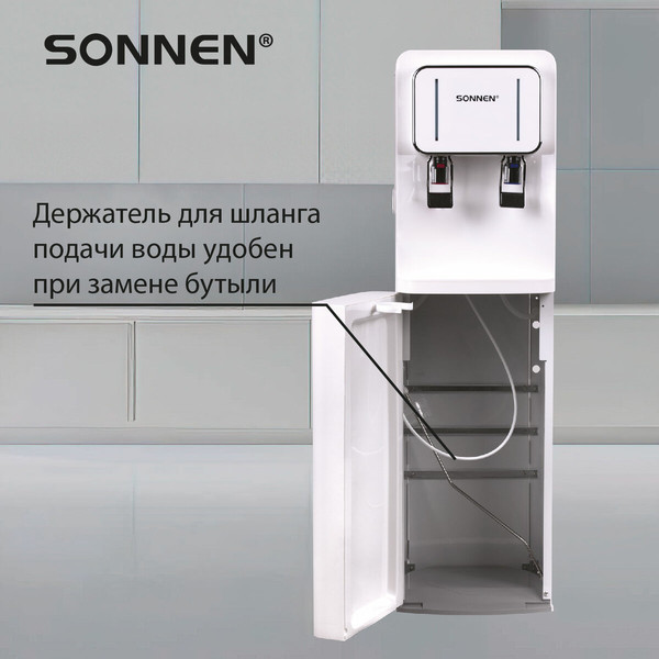Изображение товара Кулер Sonnen FSE-02BW / 456170 (белый)